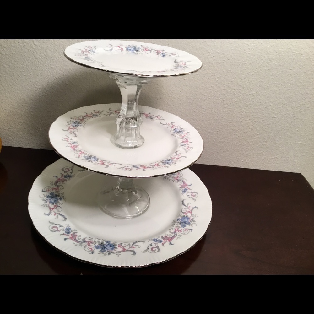 Vintage 1950  PARAGON 3‎ TIER CAKE MADE IN ENGLAND